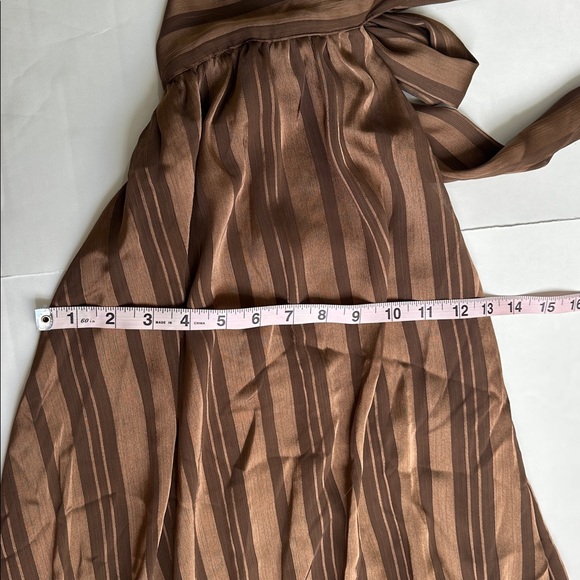 Peppermayo Willow Chiffon Mini Dress - Chocolate - Picture 9 of 12